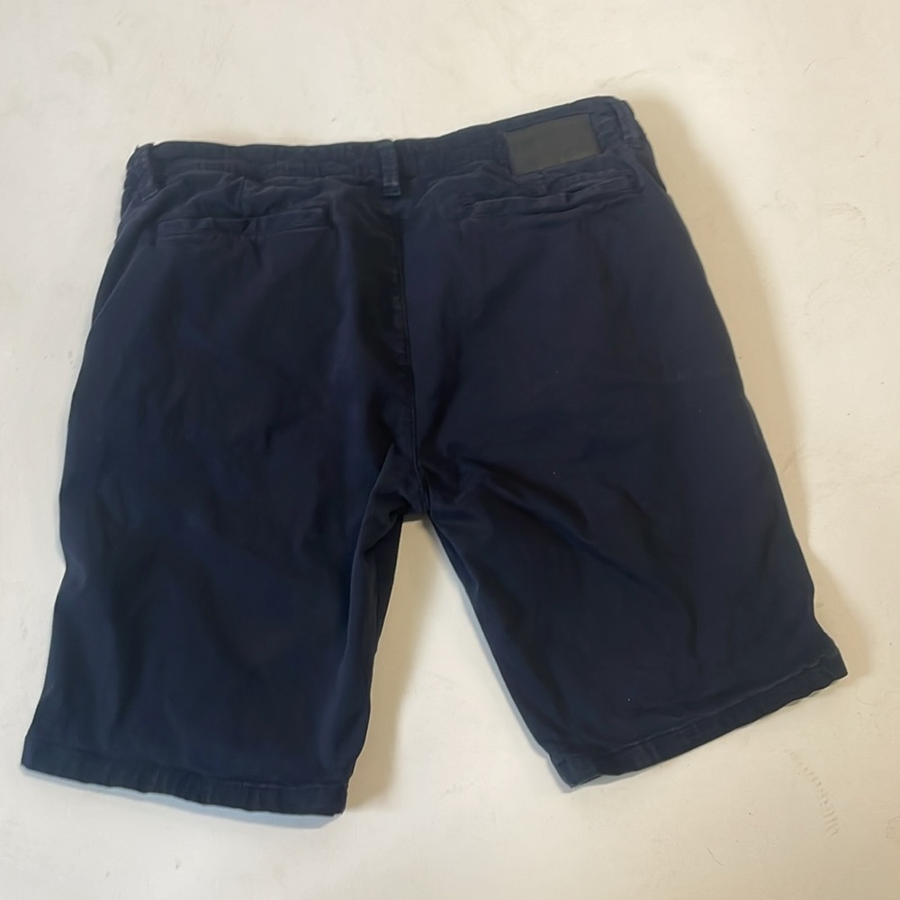 Mavi Jacob 11" Inseam Shorts navy blue chino sz 36 - Picture 7 of 7